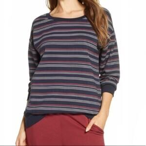 Joe’s Jeans NWT Women's Long Sleeve Striped Crew Neck Top T-shirt Size Medium